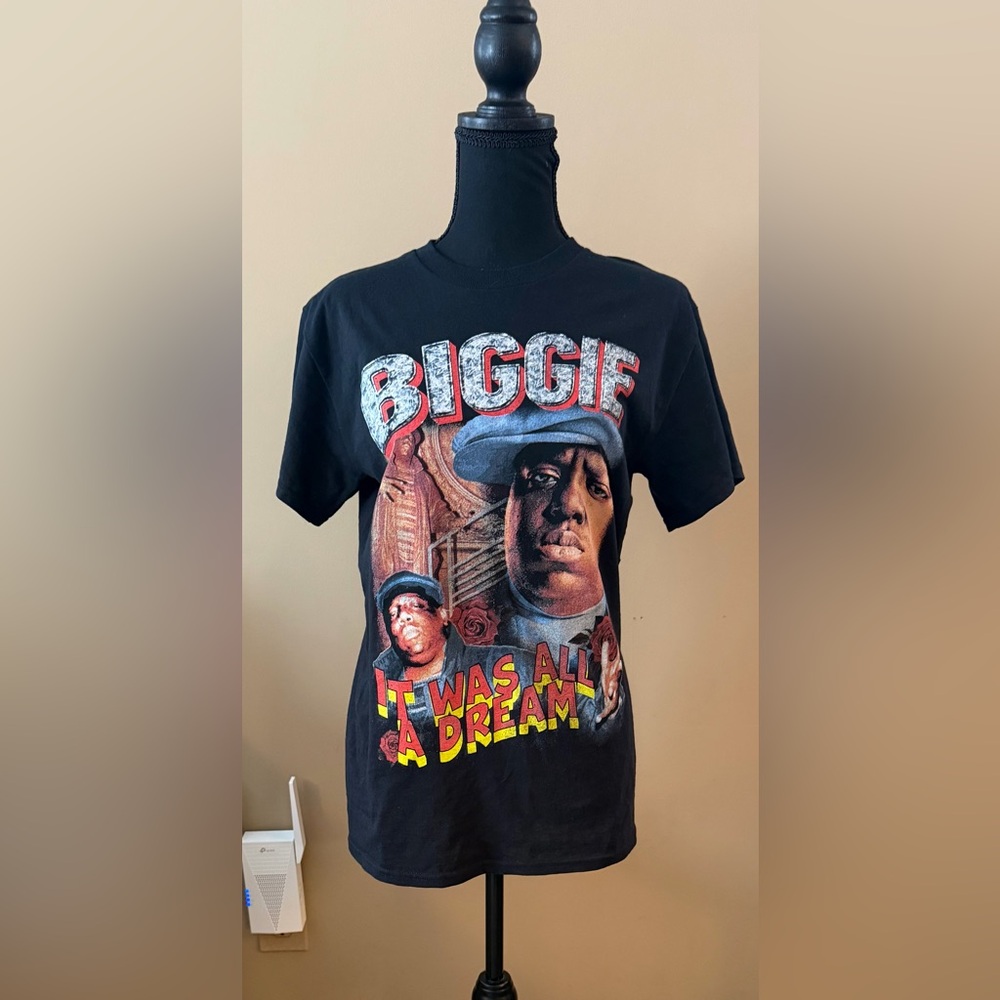 Biggie Graphic Black T-Shirt